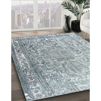 Traditional Light Slate Gray Persian Rug, tr3385