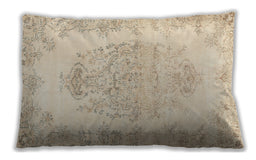 Traditional Classic Rectangular Brown Lumbar Throw Pillow, 13 inch by 19 inch, lbtr338