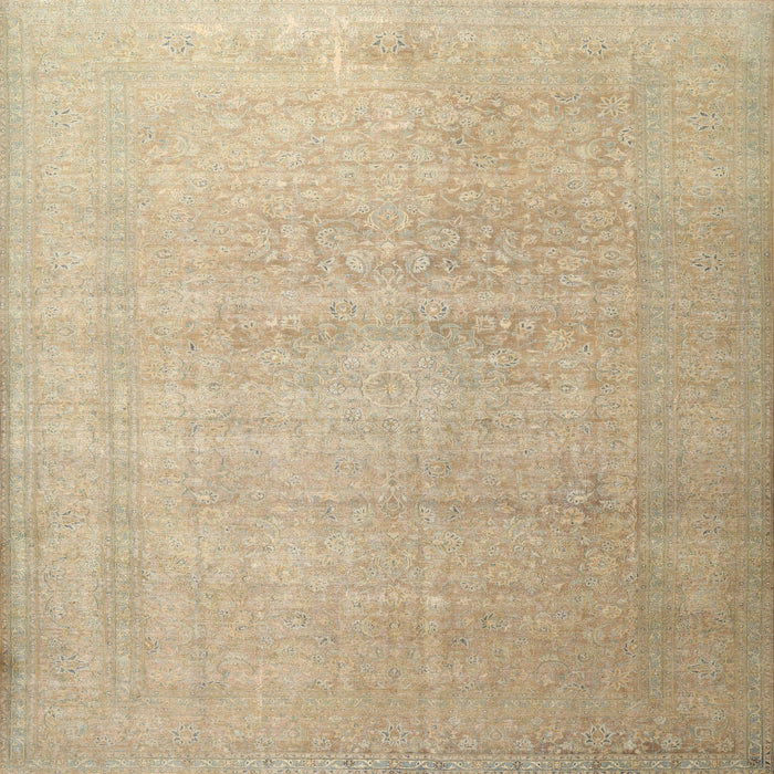 Square Traditional Brown Persian Rug, tr3391