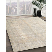 Traditional Tan Brown Persian Rug, tr3393