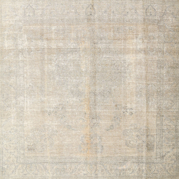 Square Traditional Tan Brown Persian Rug, tr3393