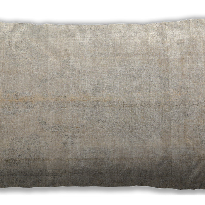 Traditional Classic Rectangular Tan Brown Lumbar Throw Pillow, 13 inch by 19 inch, lbtr3393