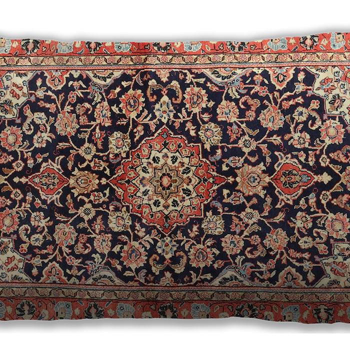 Traditional Classic Rectangular Brown Red Lumbar Throw Pillow, 13 inch by 19 inch, lbtr3397