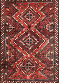 Machine Washable Traditional Sienna Brown Rug, wshtr3398