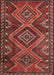 Machine Washable Traditional Sienna Brown Rug, wshtr3398