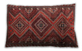 Traditional Classic Rectangular Sienna Brown Lumbar Throw Pillow, 13 inch by 19 inch, lbtr3398