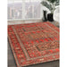 Machine Washable Traditional Peru Brown Rug in a Family Room, wshtr3399