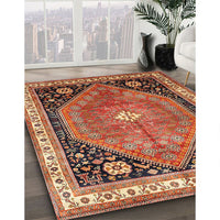 Traditional Sand Brown Persian Rug, tr33