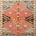 Square Traditional Brownish Green Persian Rug, tr3400