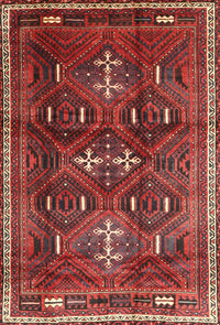 Machine Washable Traditional Sienna Brown Rug, wshtr3401