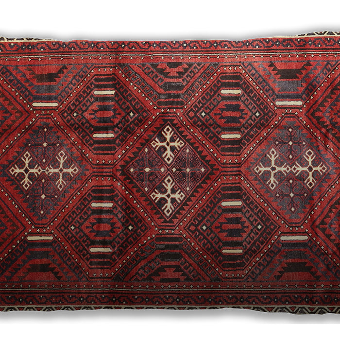 Traditional Classic Rectangular Sienna Brown Lumbar Throw Pillow, 13 inch by 19 inch, lbtr3401