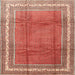 Square Traditional Red Persian Rug, tr3402