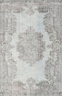 Machine Washable Traditional Light Gray Rug, wshtr3403