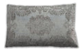 Traditional Classic Rectangular Light Gray Lumbar Throw Pillow, 13 inch by 19 inch, lbtr3403