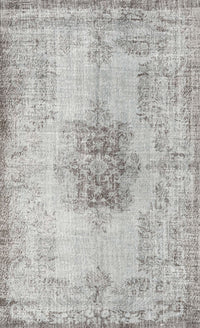 Machine Washable Traditional Grey Gray Rug, wshtr3404