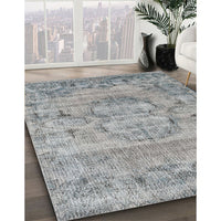 Traditional Silver Gray Persian Rug, tr3405