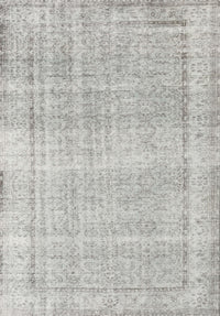 Machine Washable Traditional Dark Gray Rug, wshtr3408