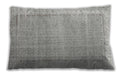 Traditional Classic Rectangular Dark Gray Lumbar Throw Pillow, 13 inch by 19 inch, lbtr3408