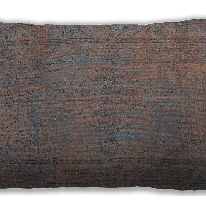 Traditional Classic Rectangular Granite Gray Lumbar Throw Pillow, 13 inch by 19 inch, lbtr3411