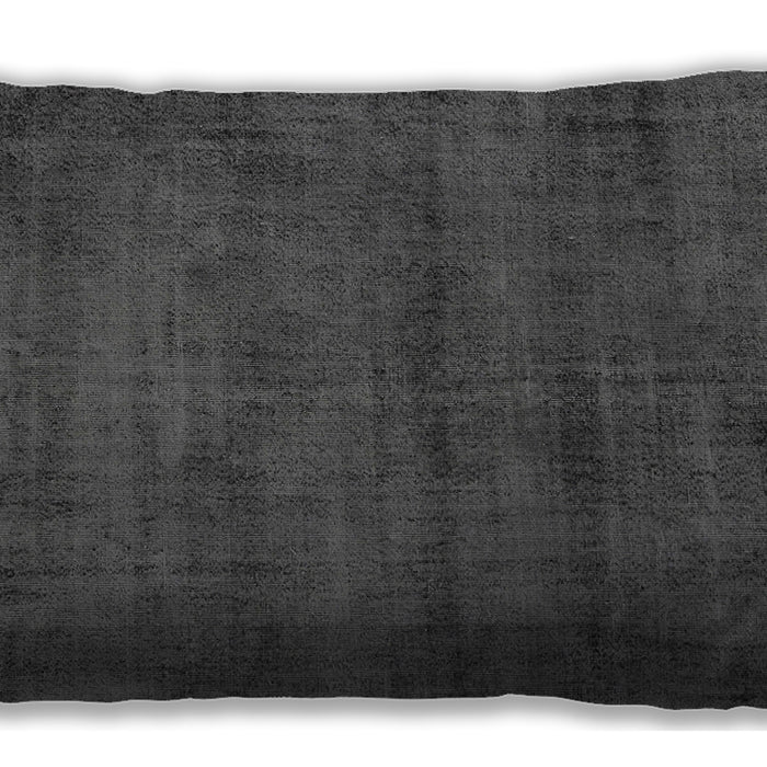 Traditional Classic Rectangular Silver Gray Lumbar Throw Pillow, 13 inch by 19 inch, lbtr3412