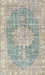 Traditional Camouflage Green Persian Rug, tr3414