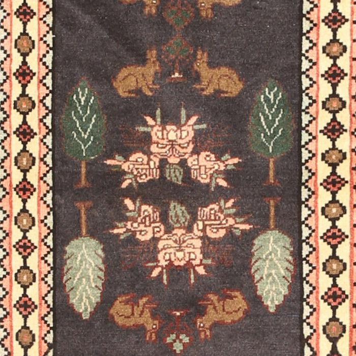 Traditional Dark Brown Persian Rug, tr3416