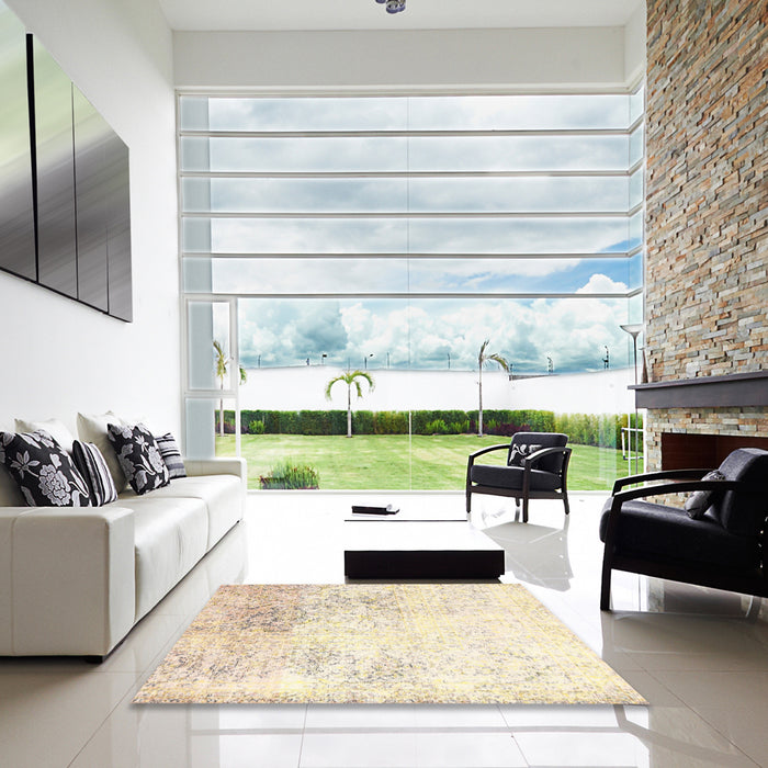 Square Traditional Brown Persian Rug in a Living Room, tr3417