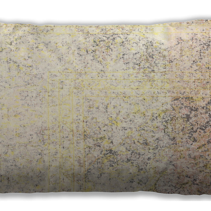 Traditional Classic Rectangular Brown Lumbar Throw Pillow, 13 inch by 19 inch, lbtr3417