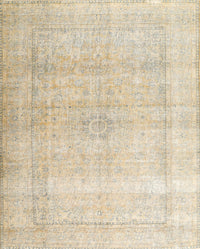 Machine Washable Traditional Gold Rug, wshtr3418