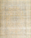 Machine Washable Traditional Gold Rug, wshtr3418