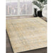 Machine Washable Traditional Gold Rug in a Family Room, wshtr3418