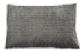 Traditional Classic Rectangular Gray Lumbar Throw Pillow, 13 inch by 19 inch, lbtr3419