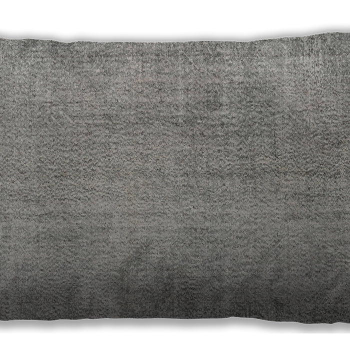 Traditional Classic Rectangular Gray Lumbar Throw Pillow, 13 inch by 19 inch, lbtr3419