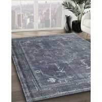 Traditional Purple Navy Blue Persian Rug, tr3420