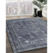 Machine Washable Traditional Purple Navy Blue Rug in a Family Room, wshtr3420