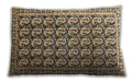 Traditional Classic Rectangular Coffee Brown Lumbar Throw Pillow, 13 inch by 19 inch, lbtr3423