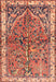 Traditional Sand Brown Animal Rug, tr3424