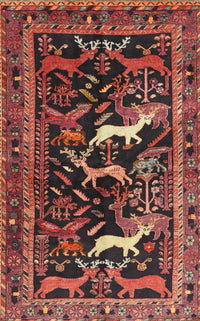 Machine Washable Traditional Rust Pink Rug, wshtr3426