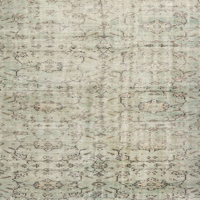 Square Traditional Desert Sand Beige Persian Rug, tr3427