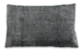 Traditional Classic Rectangular Dark Gray Lumbar Throw Pillow, 13 inch by 19 inch, lbtr3430