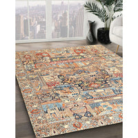 Traditional Brown Animal Rug, tr3431