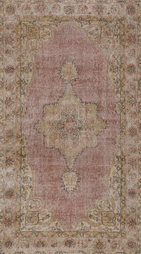 Machine Washable Traditional Light French Beige Brown Rug, wshtr3433