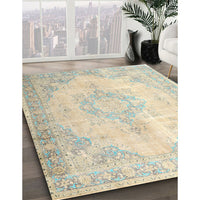 Traditional Sand Brown Persian Rug, tr3436