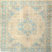 Square Traditional Sand Brown Persian Rug, tr3436