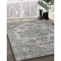 Traditional Pale Silver Gray Persian Rug, tr3437