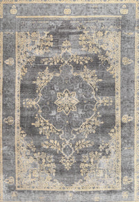 Machine Washable Traditional Tan Brown Rug, wshtr3438