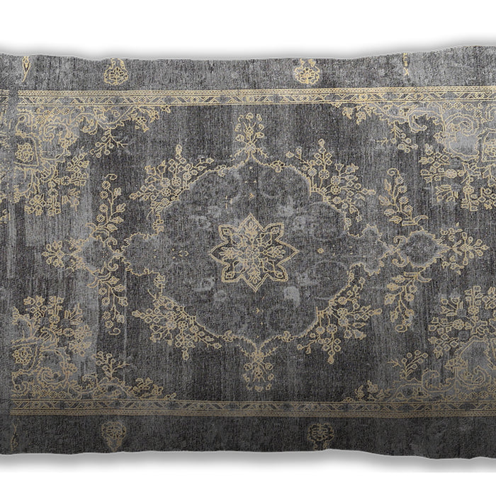 Traditional Classic Rectangular Tan Brown Lumbar Throw Pillow, 13 inch by 19 inch, lbtr3438