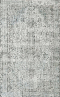 Machine Washable Traditional Grey Gray Rug, wshtr3440