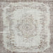 Square Traditional Gray Persian Rug, tr3442