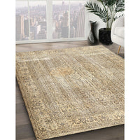 Traditional Dark Almond Brown Persian Rug, tr3443